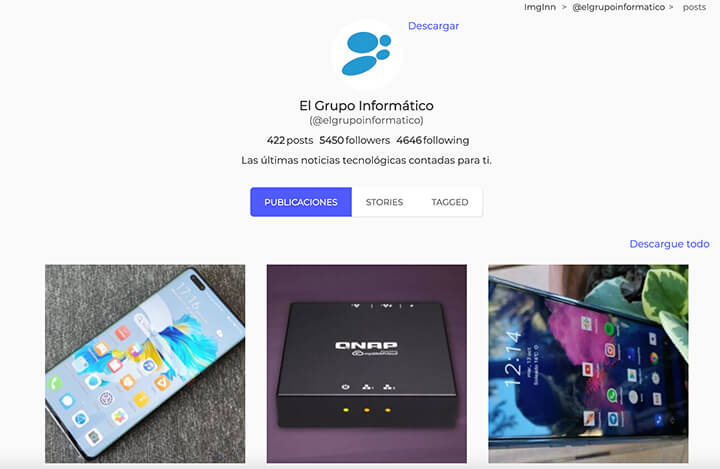 Imagen - SaveIG: cómo descargar Stories, fotos y más de Instagram