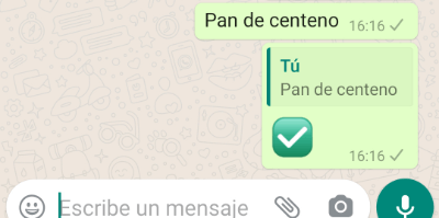 Imagen - Cómo usar WhatsApp para escribir la lista de la compra
