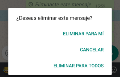 Imagen - WhatsApp quitará el límite a &quot;Eliminar para todos&quot;