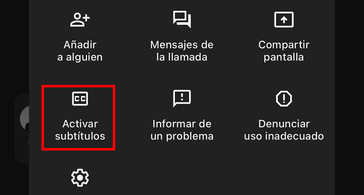 Imagen - C&oacute;mo activar los subt&iacute;tulos en Google Meet