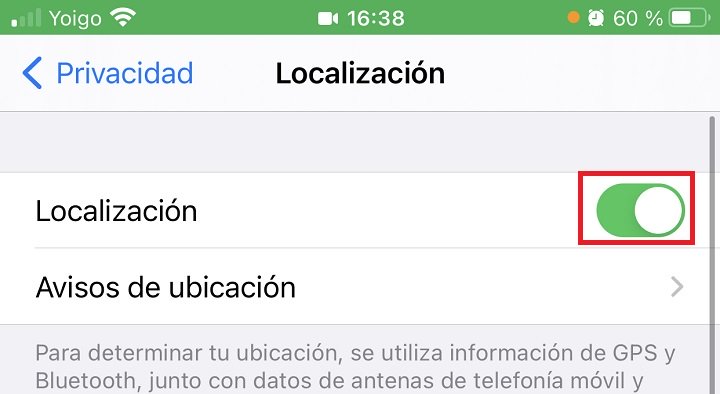 Imagen - Cómo desactivar la localización en iPhone