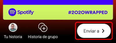 Imagen - C&oacute;mo compartir el resumen de Spotify 2020 en Instagram