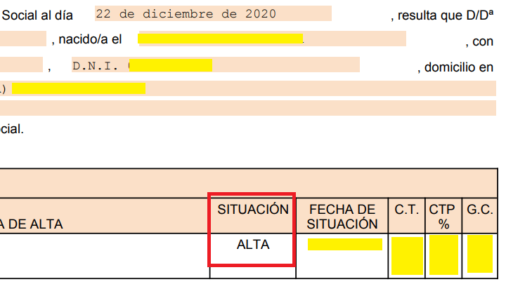 Imagen - Saber si estoy dado de alta en la Seguridad Social online
