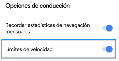 Imagen - Google Maps: cómo activar los límites de velocidad