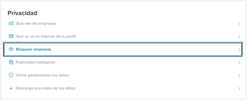 Imagen - C&oacute;mo bloquear empresas en Infojobs