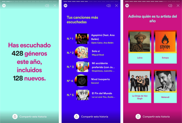 Imagen - C&oacute;mo compartir el resumen de Spotify 2020 en Instagram