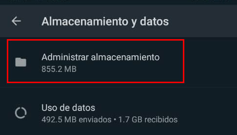 Imagen - Cómo borrar automáticamente archivos de WhatsApp
