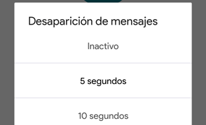 Imagen - Cómo mandar en Signal mensajes que se autodestruyen