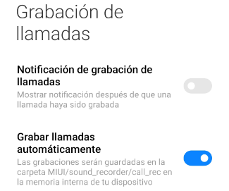 Imagen - Cómo grabar llamadas en un móvil Xiaomi