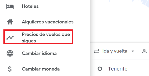 Imagen - Cómo seguir el precio de tus vuelos en Google Flights
