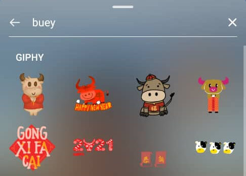 Imagen - Cómo poner el sticker del Año del Buey en Instagram