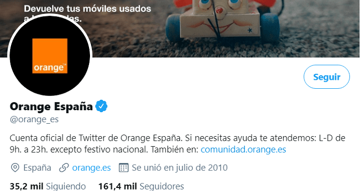 Imagen - Cómo contactar con atención al cliente de Orange