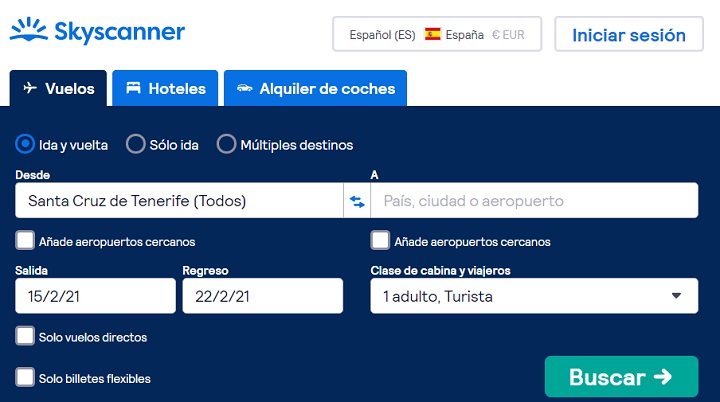 Imagen - 17 páginas para buscar vuelos más baratos