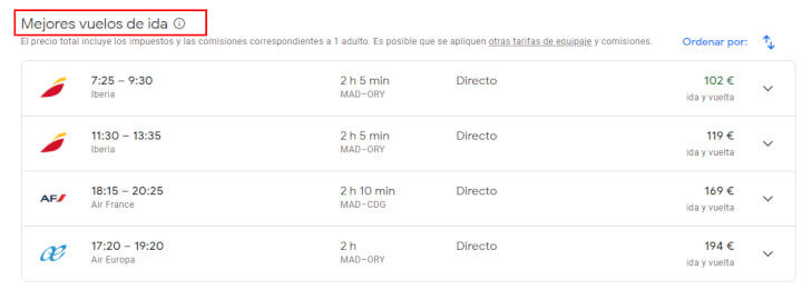 Imagen - Cómo encontrar vuelos baratos con Google Flights