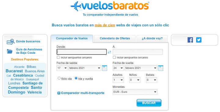 Imagen - 17 páginas para buscar vuelos más baratos