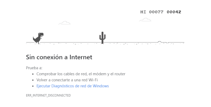 Imagen - Cómo jugar al juego del dinosaurio en Chrome
