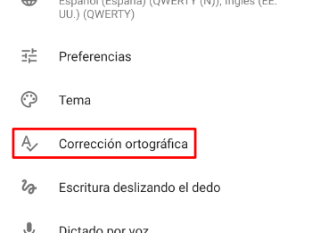 Imagen - Cómo activar o desactivar el corrector ortográfico de Android