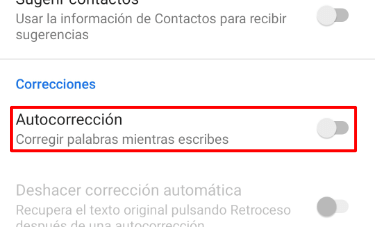 Imagen - Cómo activar o desactivar el corrector ortográfico de Android