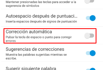 Imagen - Cómo activar o desactivar el corrector ortográfico de Android
