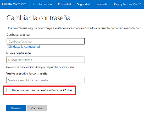 Imagen - Cómo cambiar la contraseña en Hotmail y Outlook