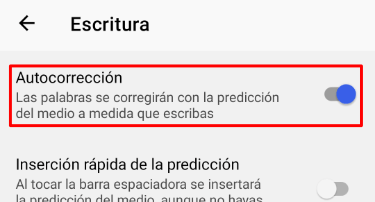Imagen - Cómo activar o desactivar el corrector ortográfico de Android