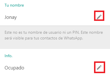Imagen - Cómo cambiar la foto de perfil, nombre y estado en WhatsApp