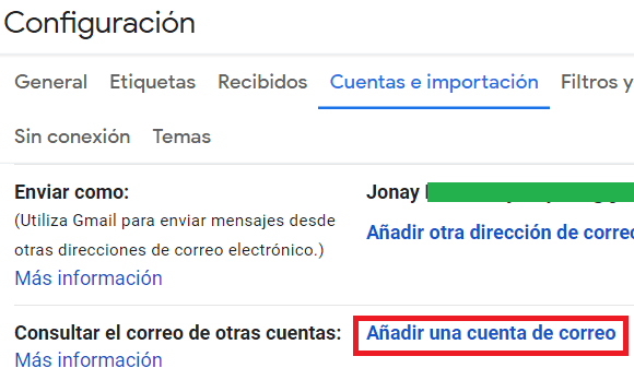 Imagen - Cómo recibir los correos de Hotmail en Gmail