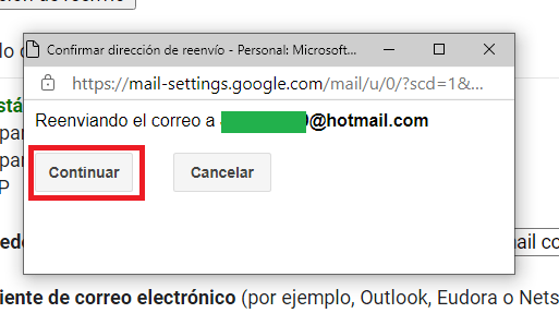 Imagen - C&oacute;mo recibir los correos de Gmail en Hotmail