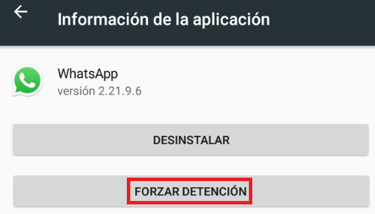 Imagen - Cómo forzar el cierre de WhatsApp