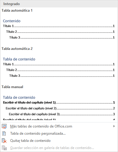 Imagen - Cómo hacer un índice en Word