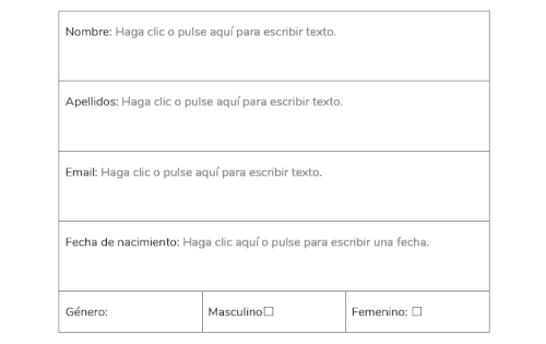 Imagen - Cómo crear formularios editables desde Word