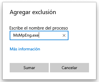 Imagen - Antimalware Service Executable usa 100% de CPU: solución