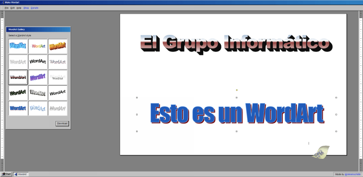 Imagen - Crea WordArt online
