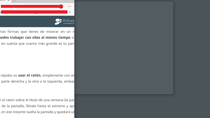 Imagen - Cómo poner dos ventanas en paralelo en Windows