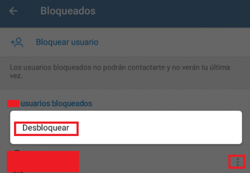 Imagen - Cómo bloquear y desbloquear contactos en Telegram