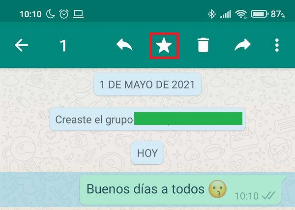 Imagen - Cómo destacar mensajes en WhatsApp