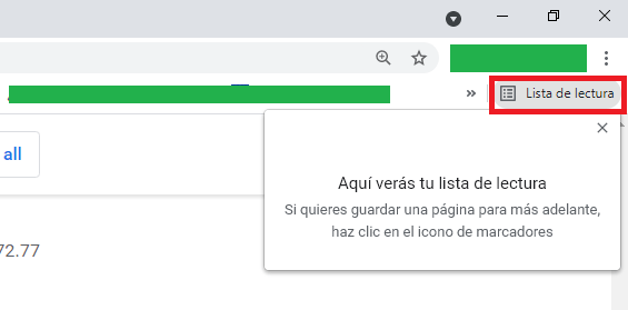 Imagen - C&oacute;mo quitar la lista de lectura en Chrome