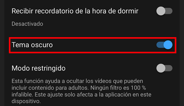Imagen - Cómo activar el tema oscuro en YouTube