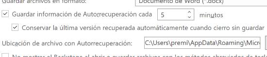 Imagen - Recuperar documentos de Office sin guardar