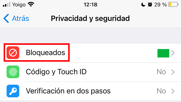 Imagen - Cómo bloquear y desbloquear contactos en Telegram