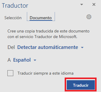 Imagen - Cómo traducir con Word