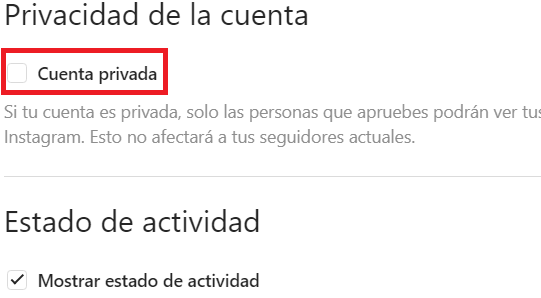 Imagen - Cómo hacer privada una cuenta de Instagram