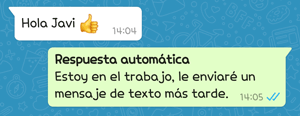 Imagen - Cómo programar respuestas automáticas en WhatsApp