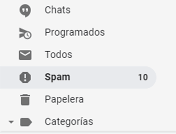 Imagen - Cómo dejar de recibir spam en Gmail