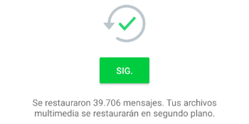 Imagen - Cómo restaurar tu historial de chats y archivos en WhatsApp