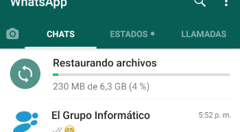 Imagen - Cómo restaurar tu historial de chats y archivos en WhatsApp