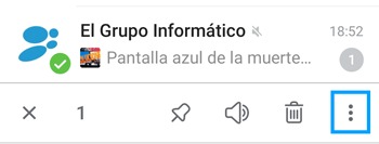 Imagen - Cómo archivar y desarchivar un chat en Telegram