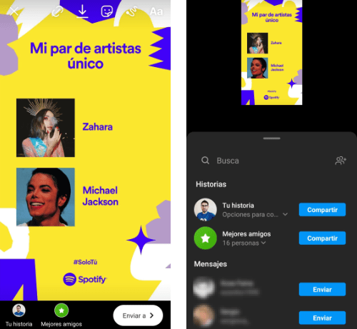 Imagen - C&oacute;mo compartir OnlyYou/SoloT&uacute; de Spotify en Stories