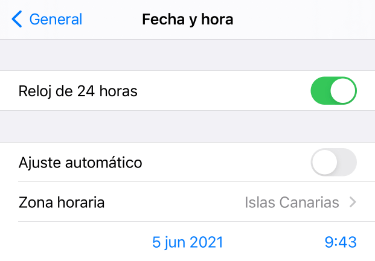 Imagen - WhatsApp error: &quot;La fecha del teléfono es incorrecta&quot;