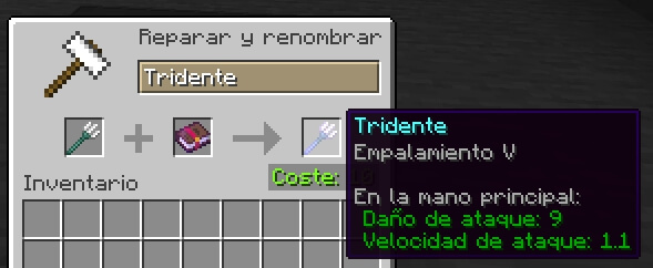 Imagen - Hechizo &quot;Empalar&quot; en Minecraft: qué es y cómo funciona
